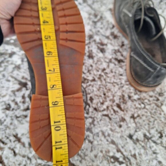 BED STU Gray Leather Oxfords size 10.5 - Picture 9 of 9